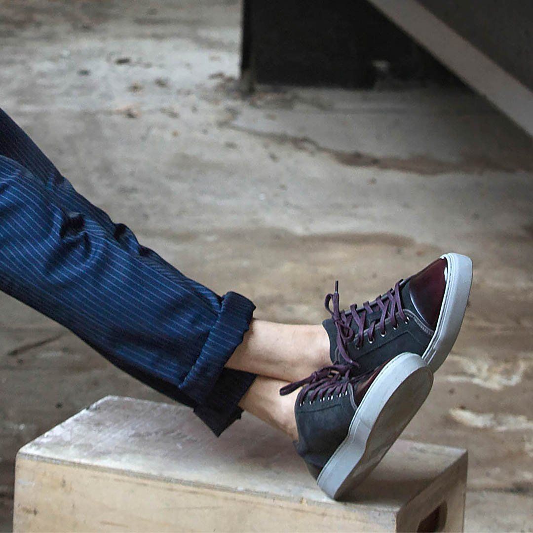 Footwear - Gotham II Gray/Burgundy