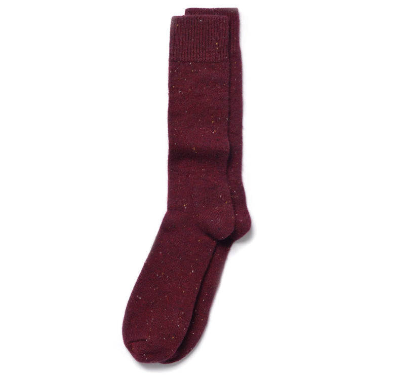 Flecked Cashmere Dress Socks