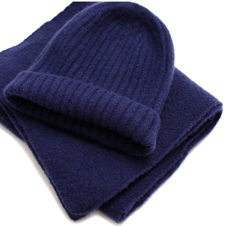 Fuzzy Cashmere Watch Cap